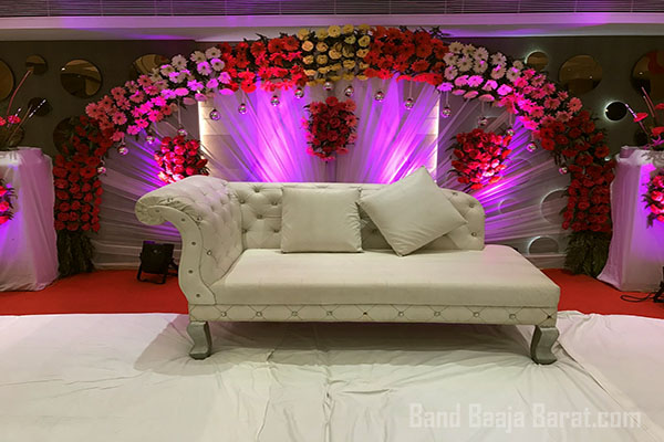 stage decor in Hotel Orange Agra