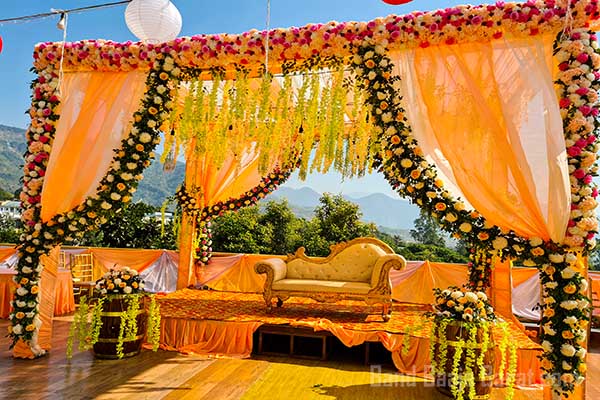 Gazebo Party Lawn - Hotel Rajpur Heights hotel for wedding in Dehradun