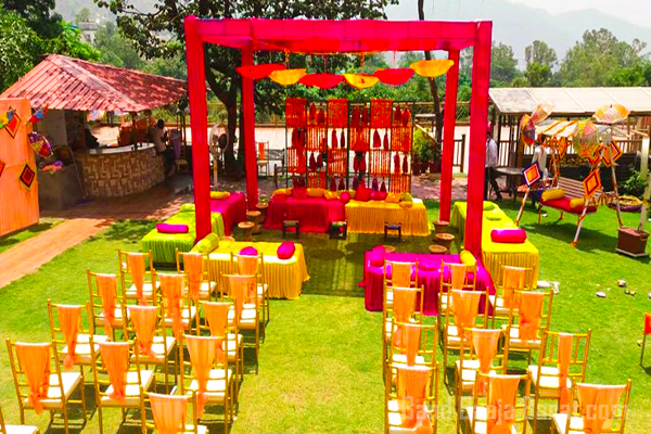 hotel for small wedding in Dehradun Royal Malsi Party Lawns