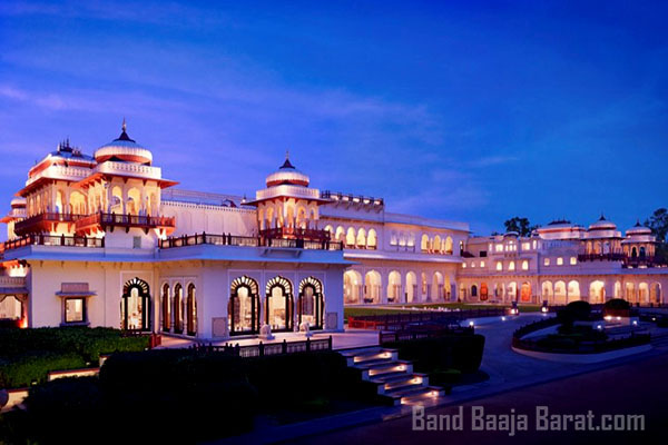 wedding venue Rambagh palace in Jaipur