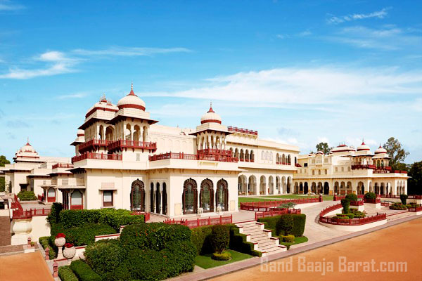 best hotels for marriage in Jaipur Rambagh palace