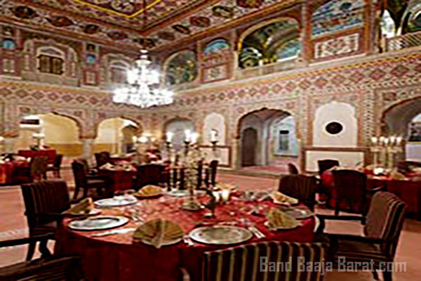 Samode Palace hotel for wedding in Jaipur