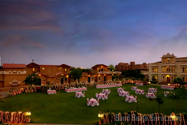 wedding lawn Pride Amber Villas Resort in Jaipur