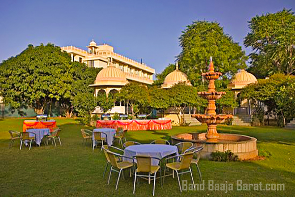 Hotel for small wedding in jaipur azizaa resort & hotel