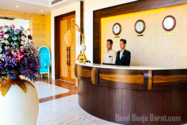 the blue orchid resort reception