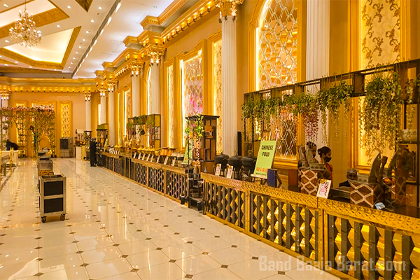 Red K velvet hotel for reception