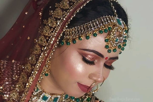 best bridal makeup and hair do artist in Delhi 