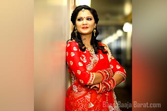 Sanjana makeovers bridal makeup in rohania varanasi
