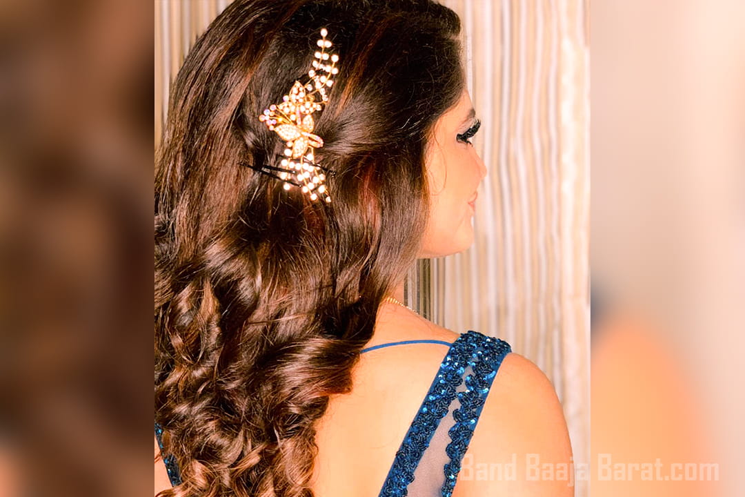 hair style for engagement 