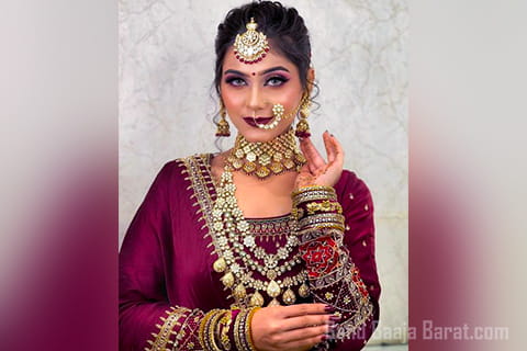 rajni's Bridal Makeover in Mumbai