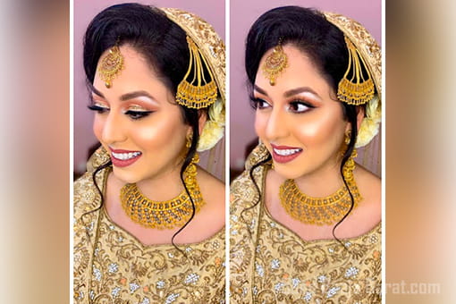 bridal makeup by Scintilla Makeovers in Sector 89 Faridabad