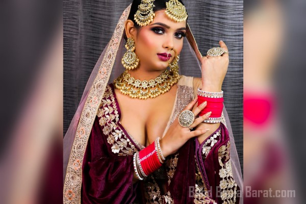 bridal makeup by Nikita Gaur Makeovers in Delhi