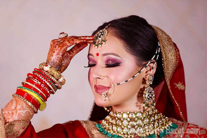 bridal makeup by Shriya Tandon Artistry in Delhi