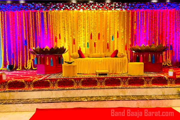 best stage decor for haldi function