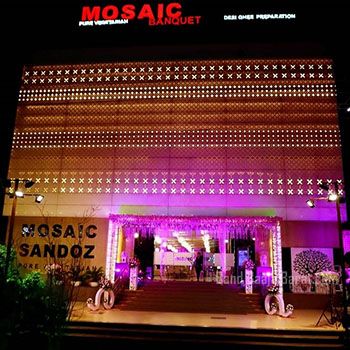 mosaic sandoz banquet hall wazirpur new delhi