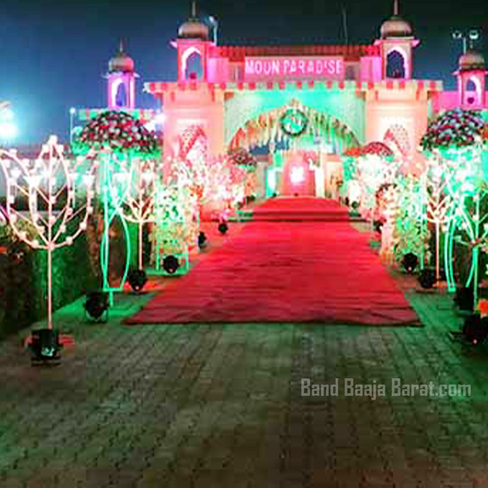 moon paradise marriage garden jhotwara jaipur